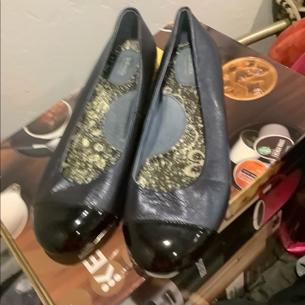 Softwalk Navy Blue Flats